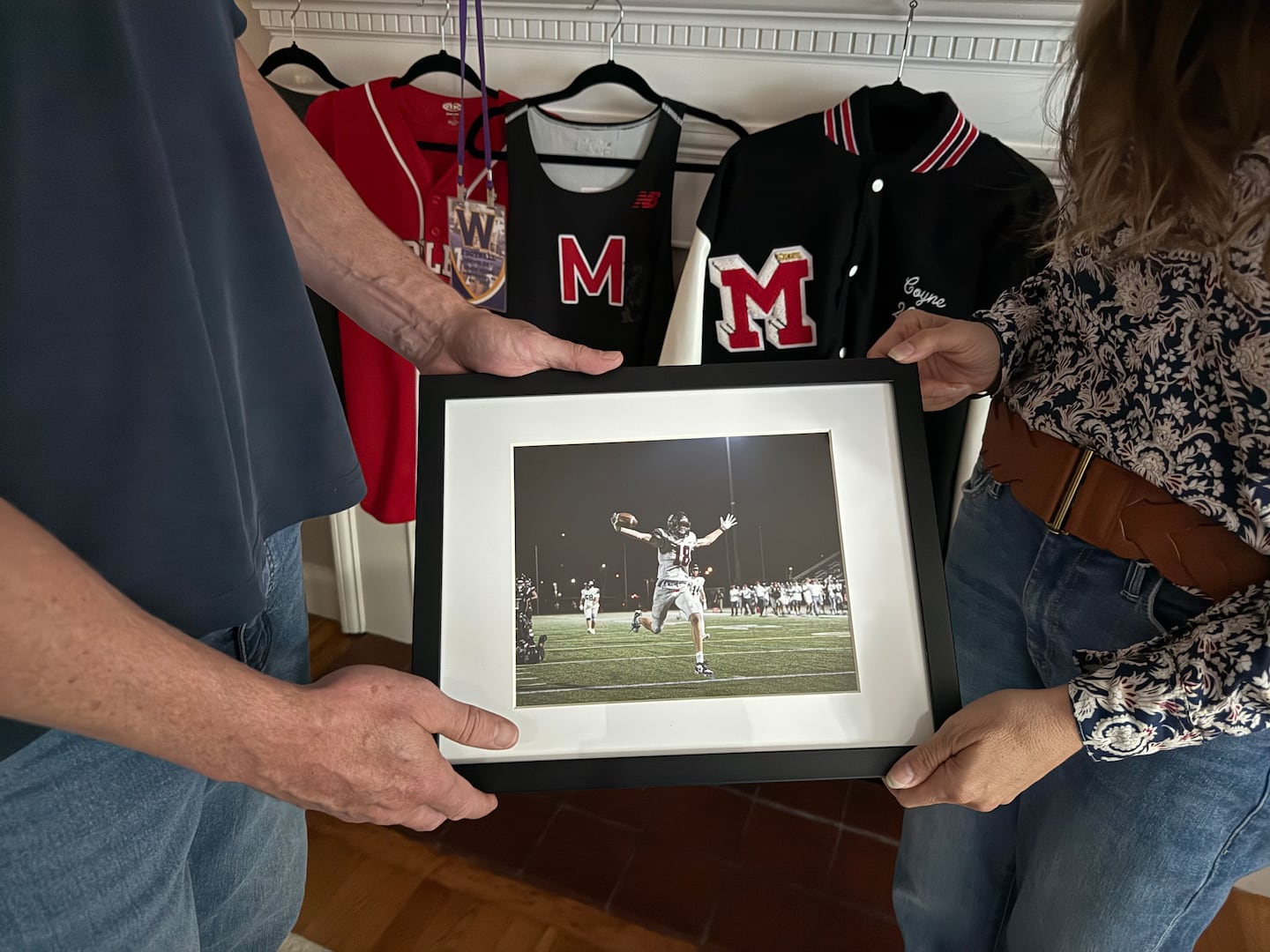 Owen Coyne was a three-sport star at Marblehead, placing 10th in the high jump in Division 3 last winter as well as playing baseball.