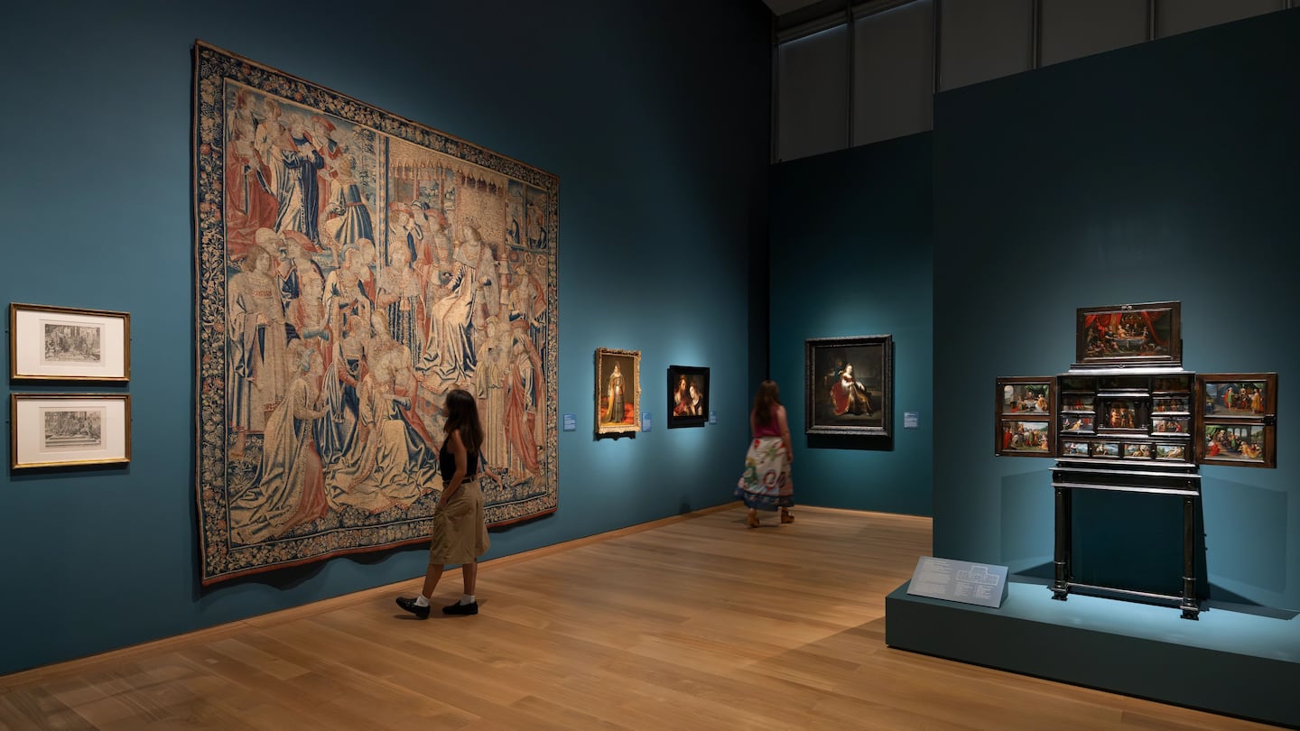 The exhibition "The Book of Esther in the Age of Rembrandt" at the Isabella Stewart Gardner Museum. 