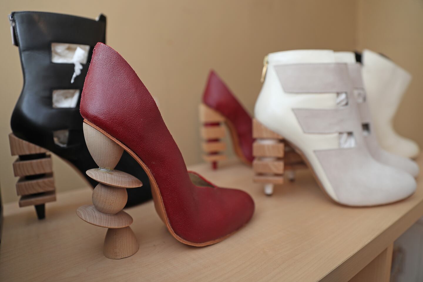 Shoes designed by Chris Donovan.